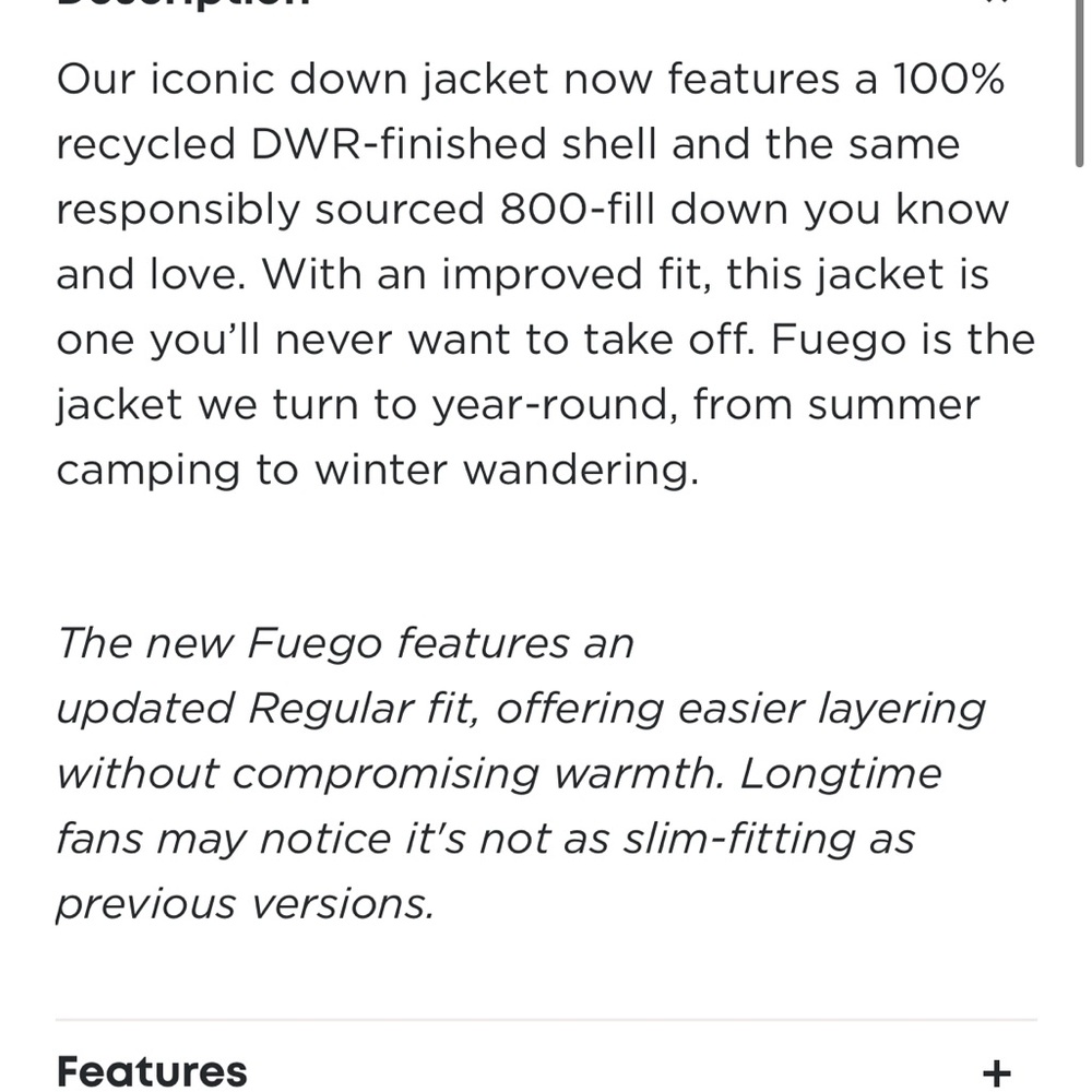 Cotopaxi Women’s Fuego Down Hooded Jacket
New with tags!
Size X-Small - Picture 7 of 9